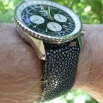 Jean's Breitling Navitimer LE on Dangerous9 Polished Stingray