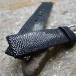 Jean's new Polished Stingray strap for Beitling Navitimer ltd.