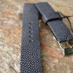 Jean's new Polished Stingray strap for Beitling Navitimer ltd.