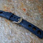 Tom's Polished Stingray Rally strap for Louis Chevrolet Watch