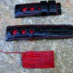 Black Alligator/Red Insert Rally Holes for Chopard