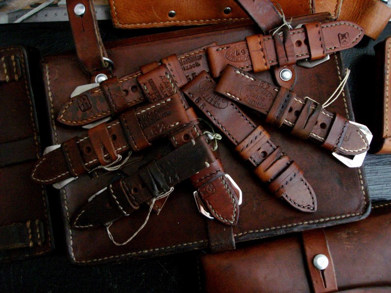 Swiss Ammo straps -handmade by Dangerous9straps - 387 years of Vintage leather!!
