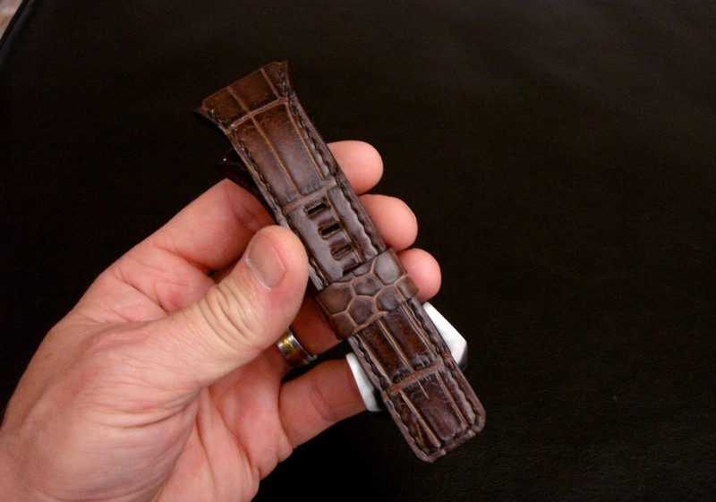 Jeff's Vintage Chocolate American Alligator for BR02