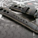 Jeroen's Ebony American Alligator Rally strap for Chopard mille miglia GMT Speed Black II