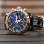 Jeroen's Ebony American Alligator Rally strap for Chopard mille miglia GMT Speed Black II