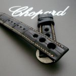 Jeroen's Ebony American Alligator Rally strap for Chopard mille miglia GMT Speed Black II
