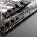 Jeroen's Ebony American Alligator Rally strap for Chopard mille miglia GMT Speed Black II
