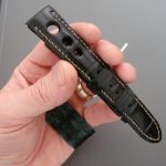 Jeroen's Ebony American Alligator Rally strap for Chopard mille miglia GMT Speed Black II