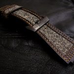 1950's era Swiss Army Canvas and Leather strap made from Rucksack