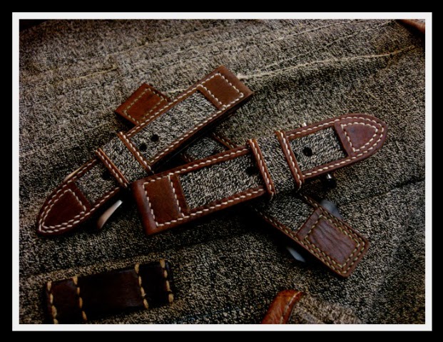Swiss Army Rucksack Canvas and Vintage leather straps - Uniquely Dangerous9straps