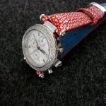 Coral Red Stingray for Yorn Diamante Chronograph