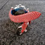 Coral Red Stingray for Yorn Diamante Chronograph