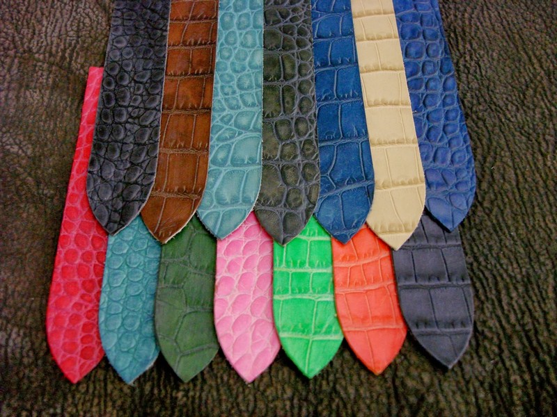 Alligator Printed Calf Leather a High Quality Alternative!!