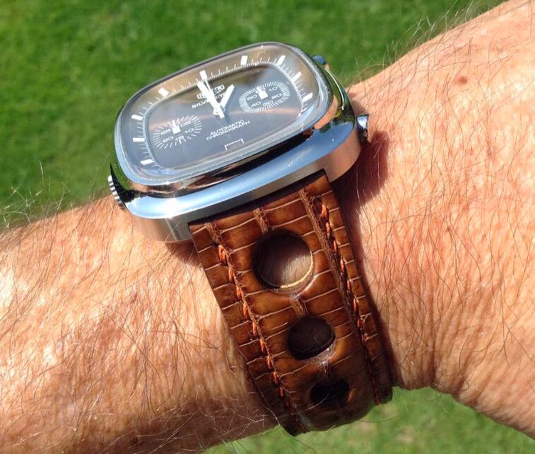 Andy's Tag Heuer Silverstone on Teju Lizard Rally strap