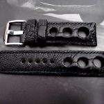 Ostrich Leg skin Rally strap for Blancpain 'Tribute to Fifty Fathoms'