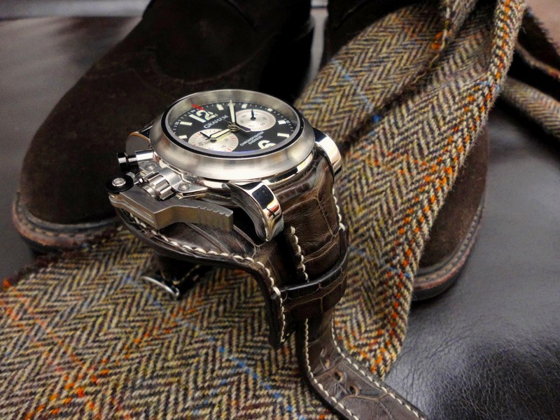 Alligator Bund strap for Graham Chronofighter - The Beast!!