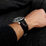 Rolex Sub 114060 'No Date' on Racing black Teju Lizard Rally strap.