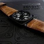 BR01 on Newly completed Verona Gold Alligator strap from our Veneto Alligator Collection
