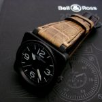 BR01 on Newly completed Verona Gold Alligator strap from our Veneto Alligator Collection