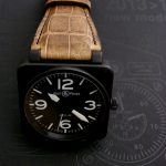 BR01 on Newly completed Verona Gold Alligator strap from our Veneto Alligator Collection