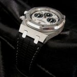 Custom SuperMatte Teju strap for Audemars Piguet Royal Oak Platinum