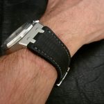Custom SuperMatte Teju strap for Audemars Piguet Royal Oak Platinum