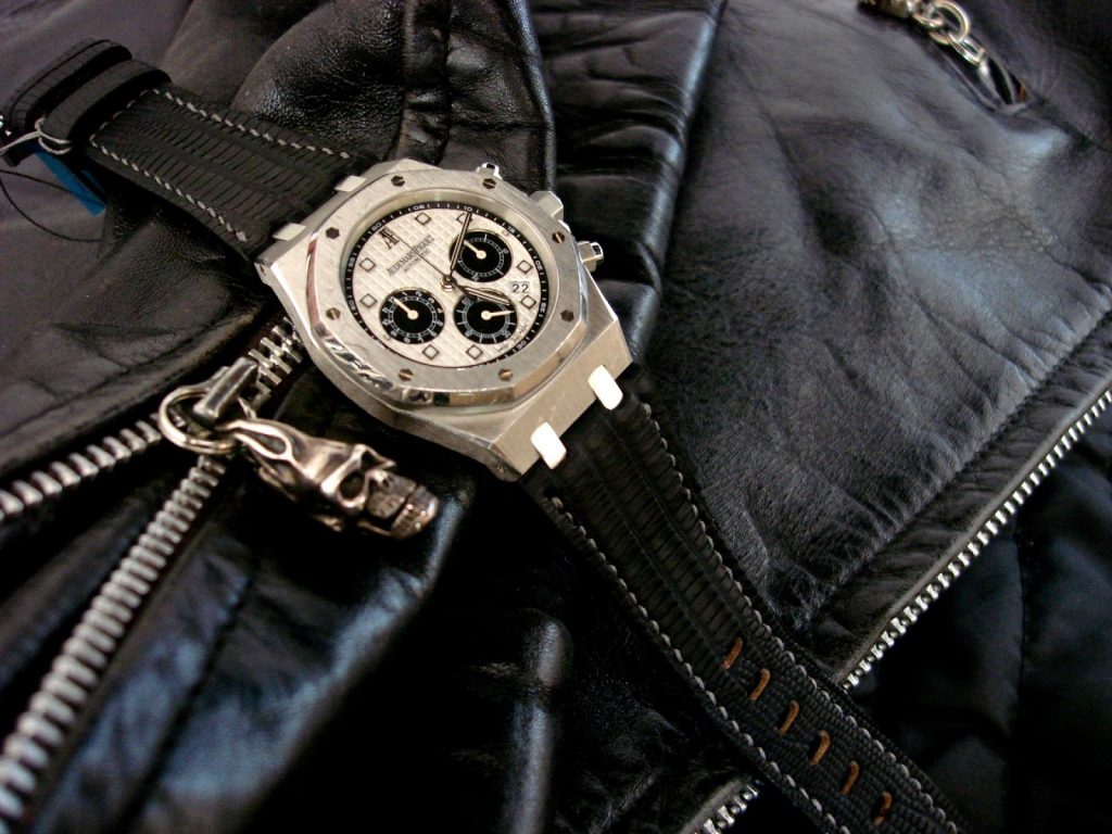Custom SuperMatte Teju strap for Audemars Piguet Royal Oak Platinum