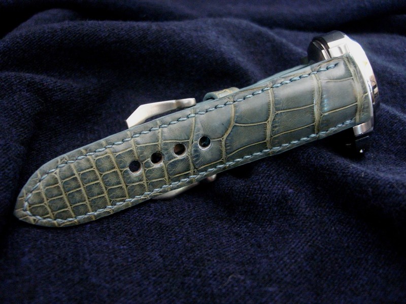 First of Many Saint Lucia Straps form our Premium Alligator Supplier France Croco for PAM