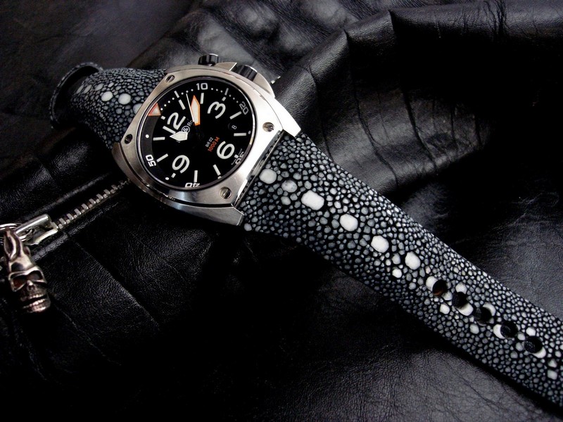 Row Stone Stingray for Bell & Ross BR02