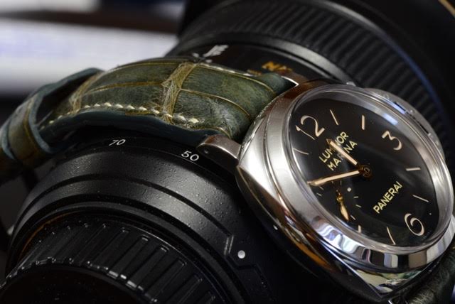 Great Customer Pics: John's PAM422 on Barbados Bleu Alligator