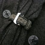 Breitling SeaWolf on Unique Vintage Swiss Army Rucksack Canvas and Black leather strap