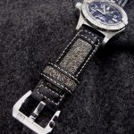 Breitling SeaWolf on Unique Vintage Swiss Army Rucksack Canvas and Black leather strap