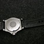 Breitling SeaWolf on Unique Vintage Swiss Army Rucksack Canvas and Black leather strap