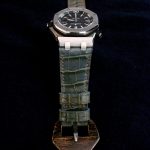 Saint Lucia Alligator for Audemars Piguet Diver with Very Special Mammoth Ivory buckle
