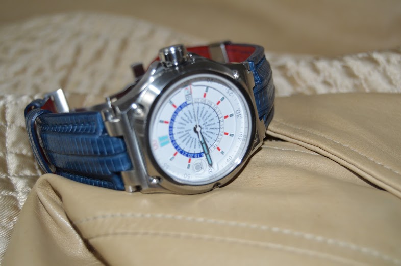 Steel Blue Teju Lizard for Anonimo Dino Zei Argonauta