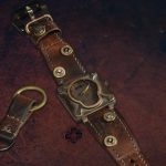 1952 Swiss Ammo strap with Custom Made 30-06 Bullet Shell Rivets for Bell & Ross Airborne Bronze