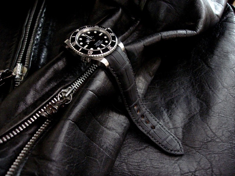 SuperMatte Alligator with Fully Integrated Fit for Rolex Submariner is an instant classic