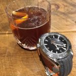 John's Omega Planet Ocean 45.5 on Commando Grey SuperMatte Teju Lizard