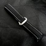 Gary's Great Looking Omega Planet Ocean on SuperMatte Teju strap in Carbon Black with SuperMatte Teju Lizard lining