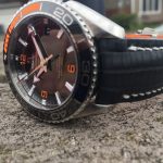 Gary's Great Looking Omega Planet Ocean on SuperMatte Teju strap in Carbon Black with SuperMatte Teju Lizard lining