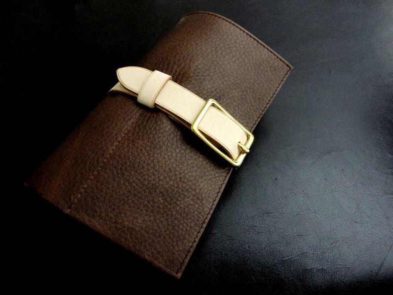 The Dangerous9straps' Watch and Travel Roll in Pebbled Mocca Leather with Grey Suede lining