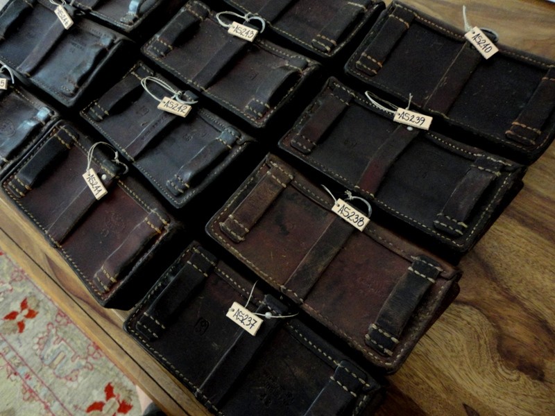 New Batch of Pre-1960's Swiss Ammo Pouches Fr Your Custom Strap Pleasure!!