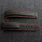 Custom SuperMatte Teju Lizard Watch Strap for Omega Planet Ocean 45.5 Co-Axial