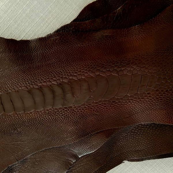 Newly Created: 'Cigar' Ostrich Leg Skin for your Custom Strap