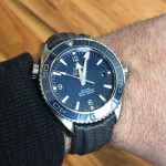 Max's Omega Planet Ocean on Commando Grey SuperMatte Teju Lizard with Integrated Fit