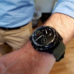Stingray Watch Strap: Matte Finished Army Green Stingray Strap for Ressence Type 5 DLS Diver