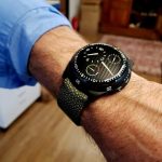 Stingray Watch Strap: Matte Finished Army Green Stingray Strap for Ressence Type 5 DLS Diver