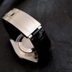 'Million Dollar Black' Alligator Strap for Rolex Sea-Dweller with Integrated Fit and Glide-Lock Clasp