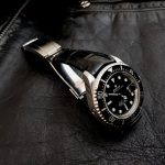 'Million Dollar Black' Alligator Strap for Rolex Sea-Dweller with Integrated Fit and Glide-Lock Clasp