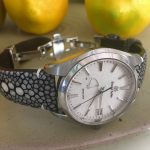 Grand Seiko SBGA211 Snowflake on Stingray watch Strap